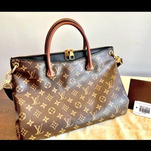 Louis Vuitton Pallas monogram noir bag